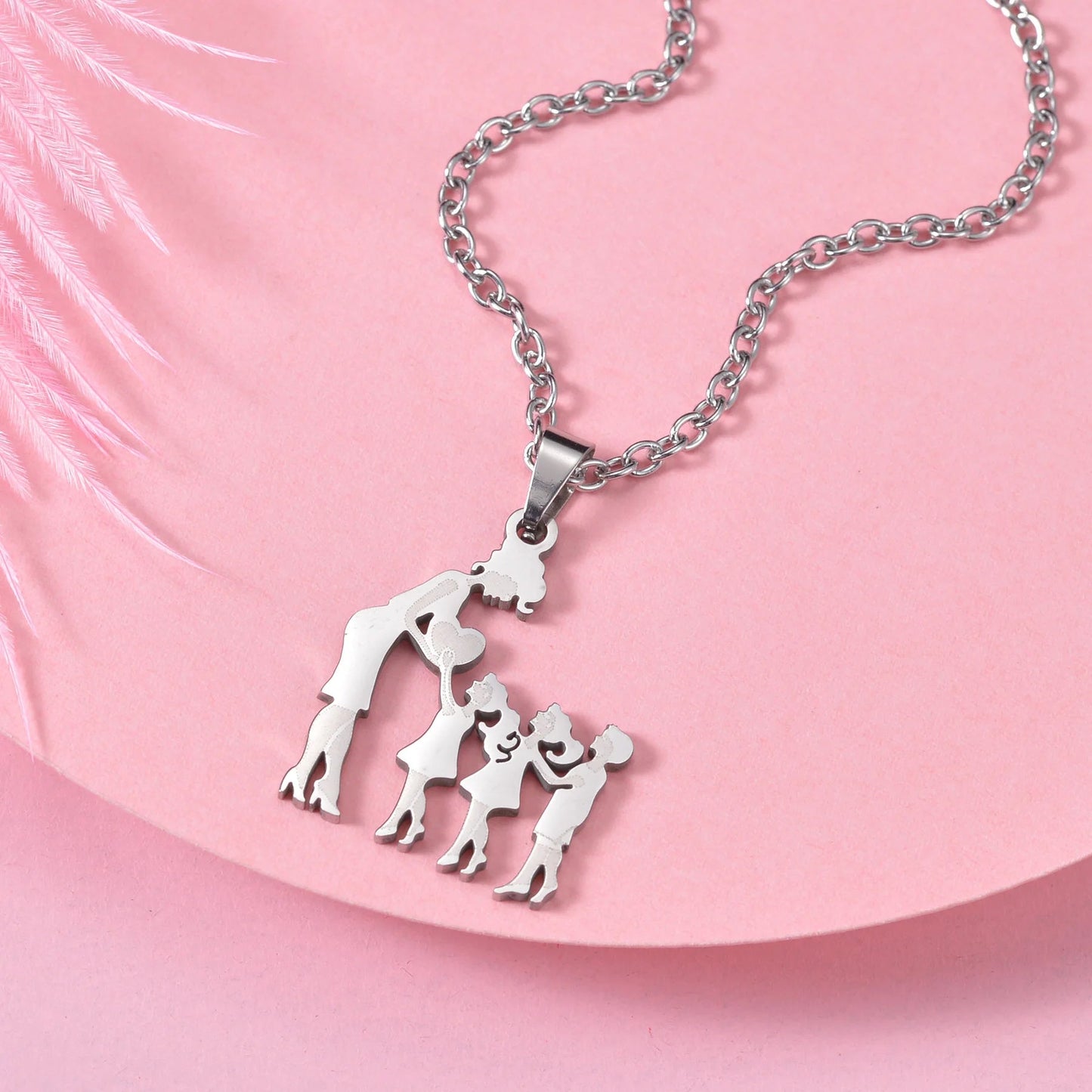 Collar de madre e hijos