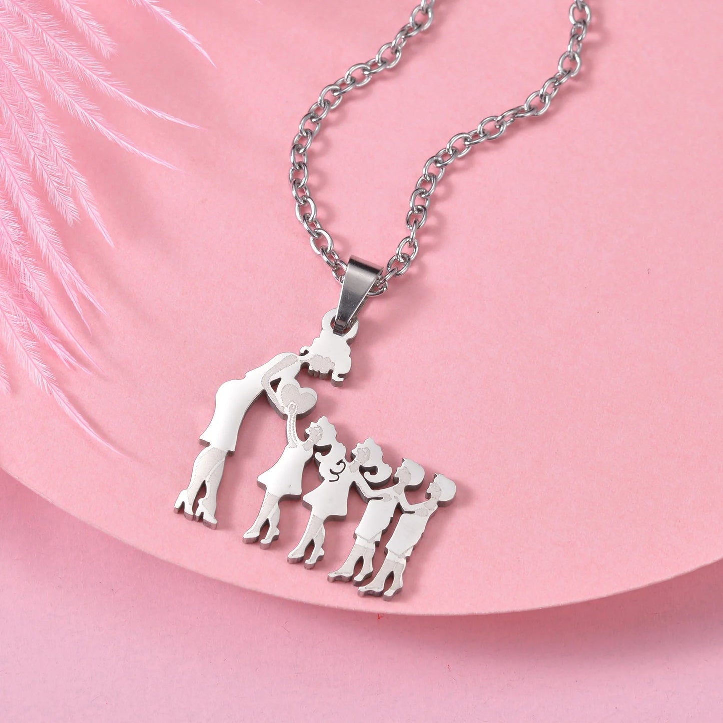 Collar de madre e hijos