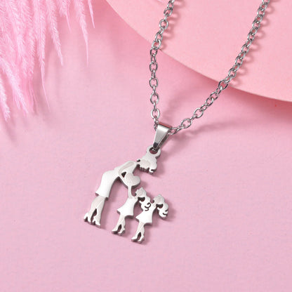 Collar de madre e hijos